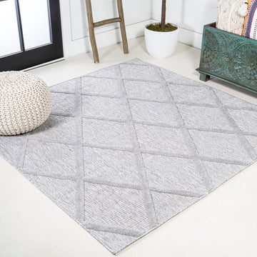 Salines Diamond Trellis Indoor/outdoor Area Rug
